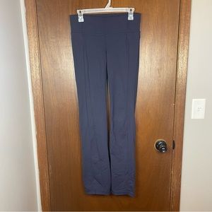 Athleta Woman’s Navy Blue Activewear Wide Leg Leggings Size Medium